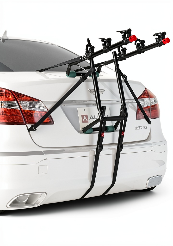 Allen bike rack installed on a family SUV