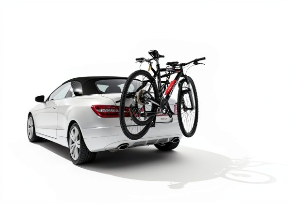 Allen Bicycle Car Rack Red Black Padded Frame-2