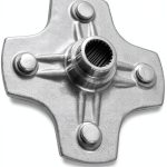Caltric ATV Wheel Hub 12 Inches Silver-0