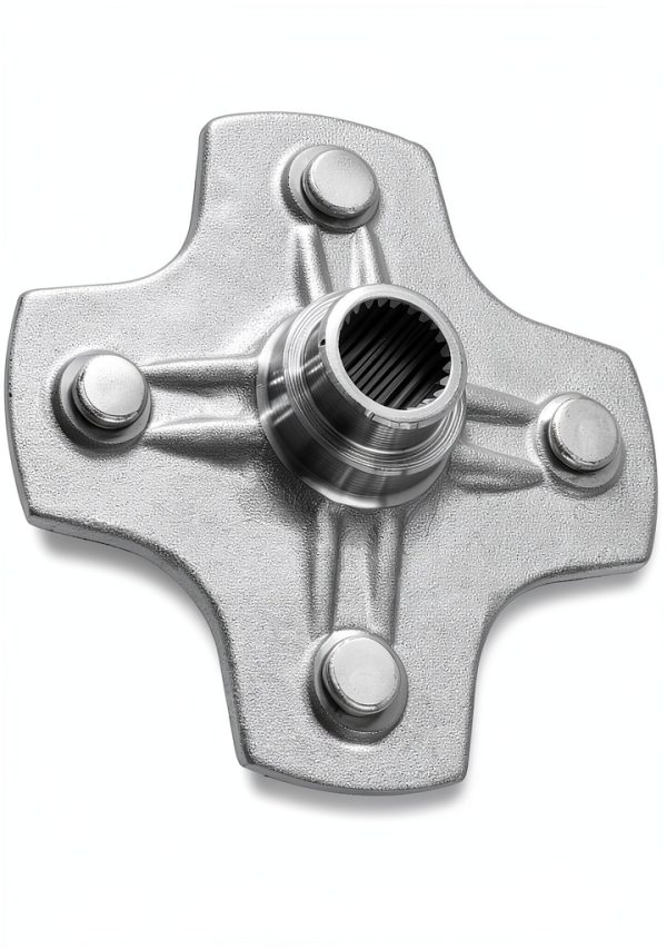 Caltric ATV Wheel Hub 12 Inches Silver-0