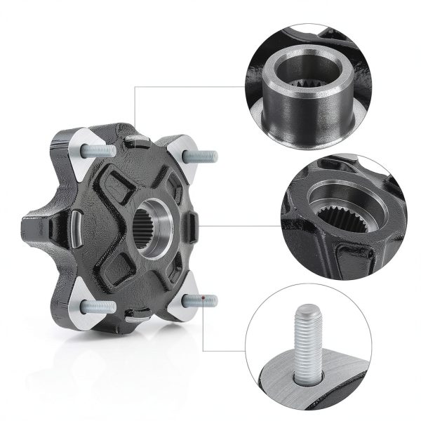 Polaris UTV Wheel Hub JAVIK forged aluminium hub-3