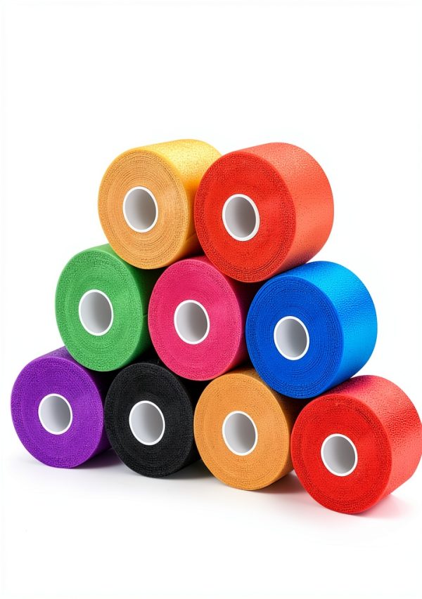 Wmmifck 3rd Gen Athletic Pre‑Wrap Tape 9‑Roll Pack Multi‑Color-0