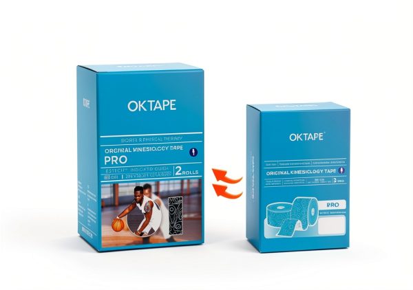 OK TAPE Athletic Tape Professional 2-Roll Pack with Color Guide-1