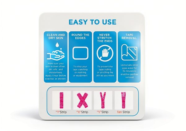 OK TAPE Athletic Tape Professional 2-Roll Pack with Color Guide-5
