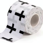 TrelaCo Sports Tape White 1x2 Inch Cotton Athletic Wrist Support-0