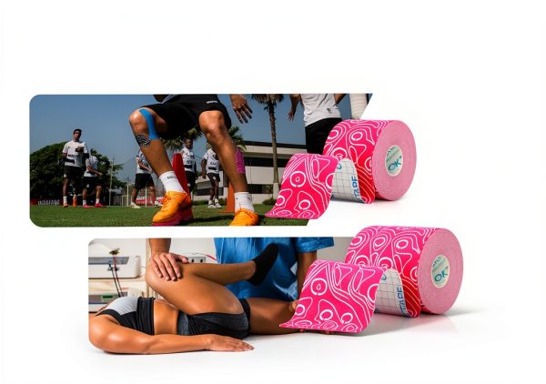 OK TAPE Athletic Tape Professional 2-Roll Pack with Color Guide-2