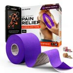 WINIOM Athletic Tape 100 Feet Precut Midnight Black – Pain Relief &-0