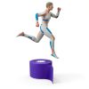 WINIOM Athletic Tape 100 Feet Precut Midnight Black – Pain Relief &-2