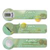 Refrigerator Thermometer Serundo Auto LCD Waterproof Stand 2 Pack-1